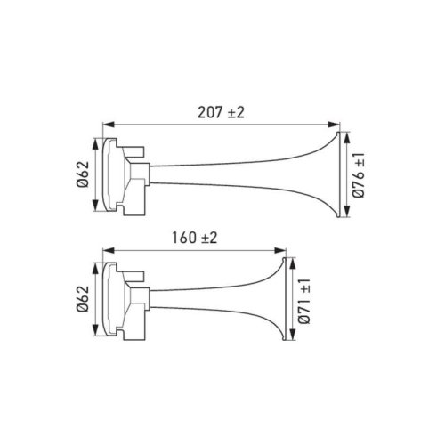 Звуковой сигнал HELLA 3PB 003 001-631, фото №3