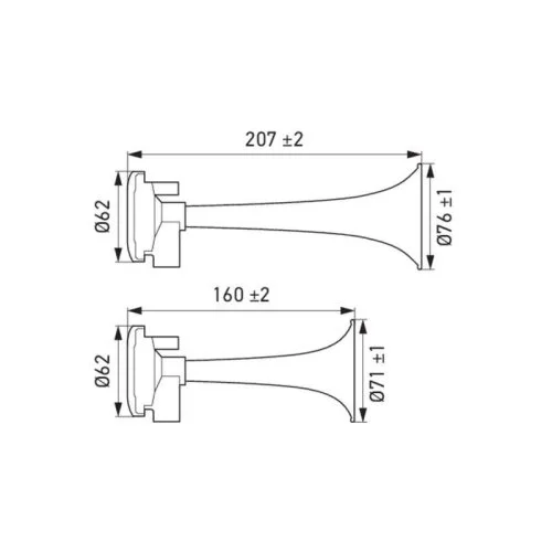 Звуковой сигнал HELLA 3PB 003 001-631, фото №3