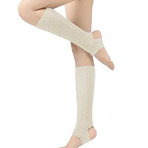 В'язані гетри для жінок Зимові довгі теплі шкарпетки - Фото 1