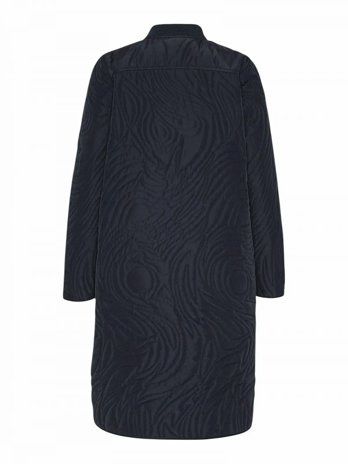 Стёганое пальто Ilse Jacobsen DUNE06 A-силуэта с боковыми разрезами и двухсторонней молнией, фото №2