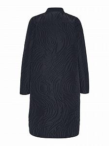 Пальто стьобане Ilse Jacobsen DUNE06 A-силуету з бічними розрізами і двосторонньою блискавкою synthetic.ua - Фото 1