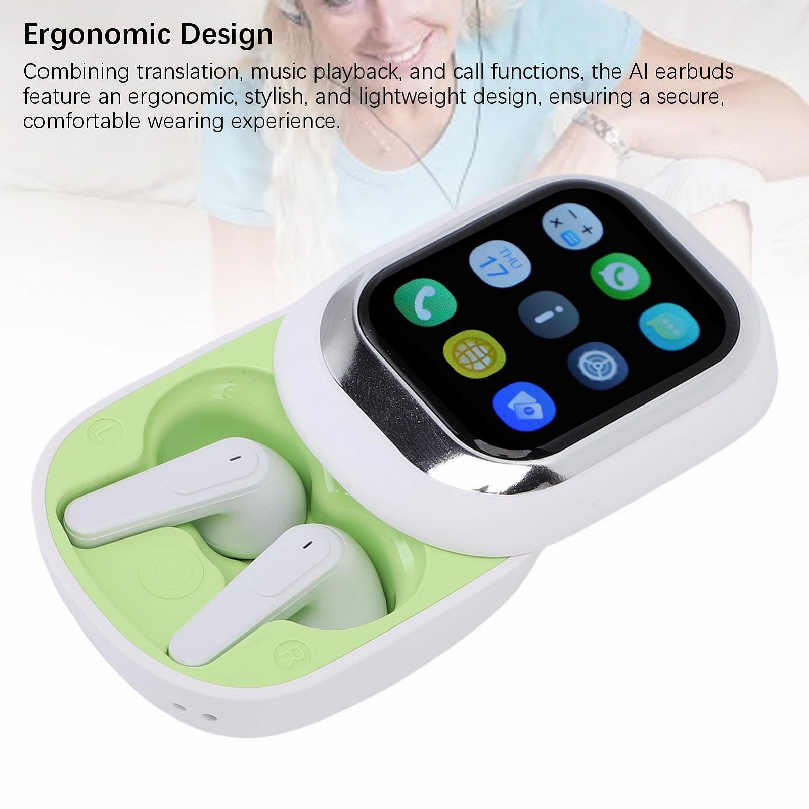 Наушники для перевода GOWENIC, 133 языка для путешествий (белые), фото №4