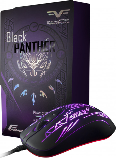 Комп'ютерна миша Frime Black Panther, USB FMP18100, ігровий, 4000dpi, довжина кабелю 2.1m, 4 кнопки, фото №10