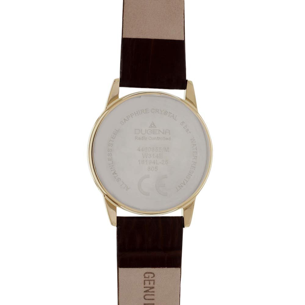 Женские часы Radio-Controlled Dugena Momentum XS, корпус из нержавеющей стали, сапфировое стекло, кожаный ремешок, застежка-пряжка, 5 бар, фото №2 Женские часы Radio-Controlled Dugena Momentum XS, корпус из нержавеющей стали, сапфировое стекло, кожаный ремешок, застежка-пряжка, 5 бар, фото №2