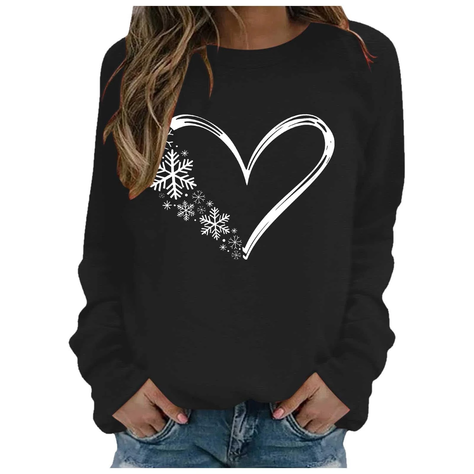 Пуловер Женский Черный, фото №1