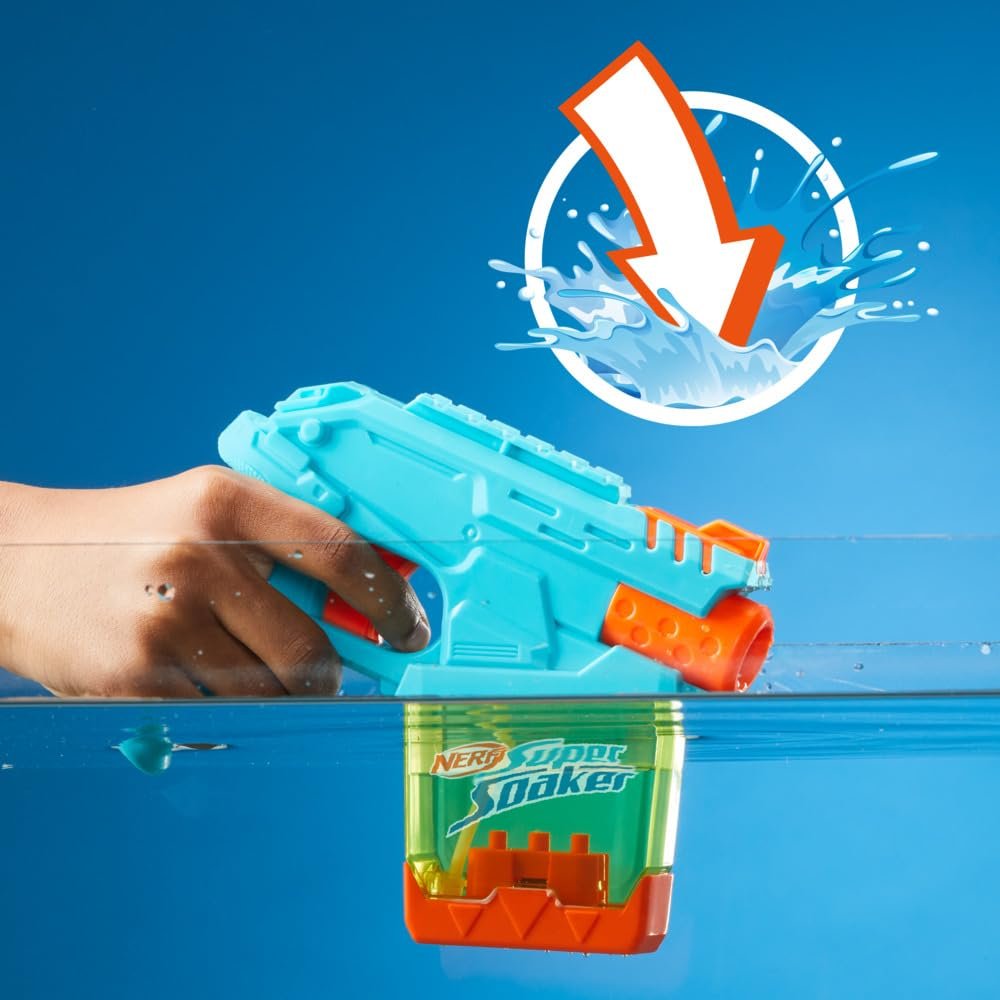 Водяний пістолет Nerf Super Soaker Mini Dunk-Fill, 100 мл, фото №8