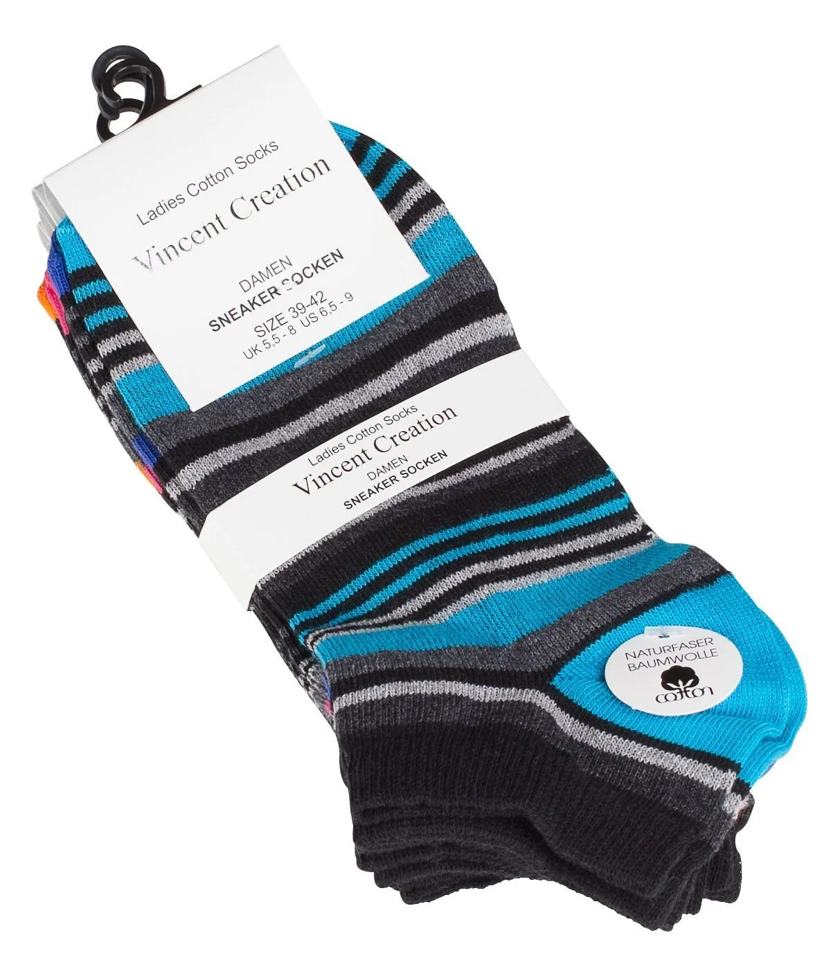 Шкарпетки жіночі Vincent Creation, 8 пар, фото №6 Шкарпетки жіночі Vincent Creation, 8 пар, фото №6