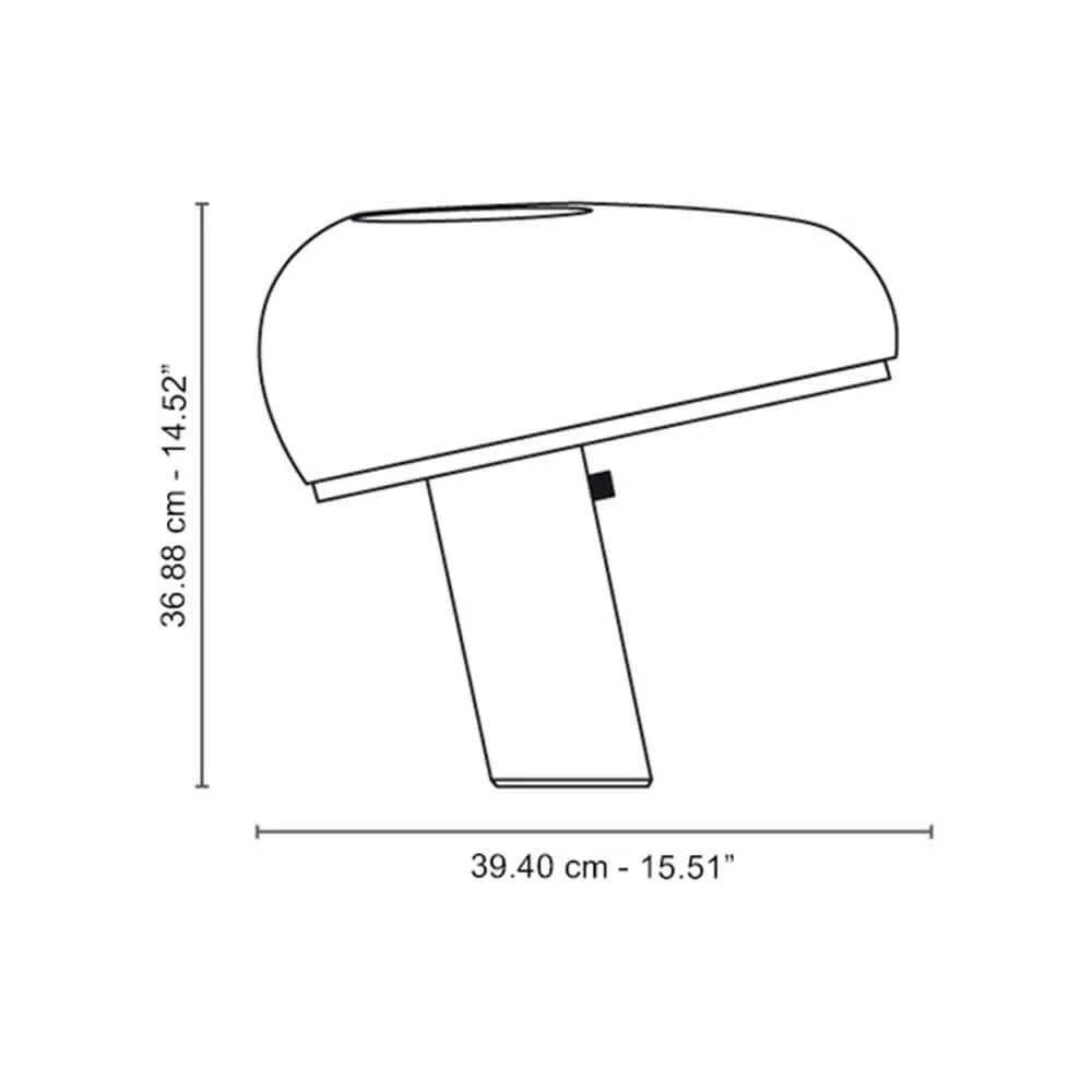 Настільна лампа Flos Snoopy 220 В Чорний, фото №6