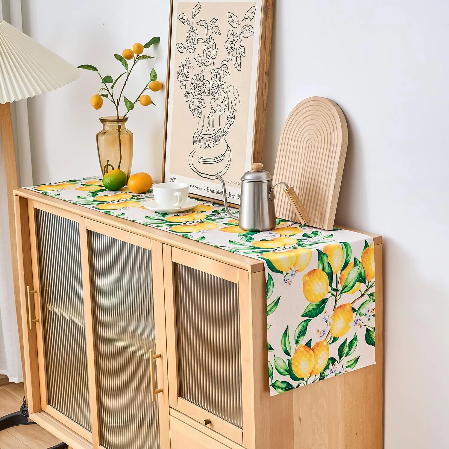 Ранер Lemon Motif Modern Country House Style 100 x 40 см Yellow, фото №3 Ранер Lemon Motif Modern Country House Style 100 x 40 см Yellow, фото №3