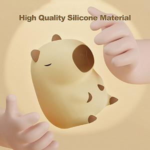 Нічник Silicone Capybara USB Touch Control LED synthetic.ua - Фото 1