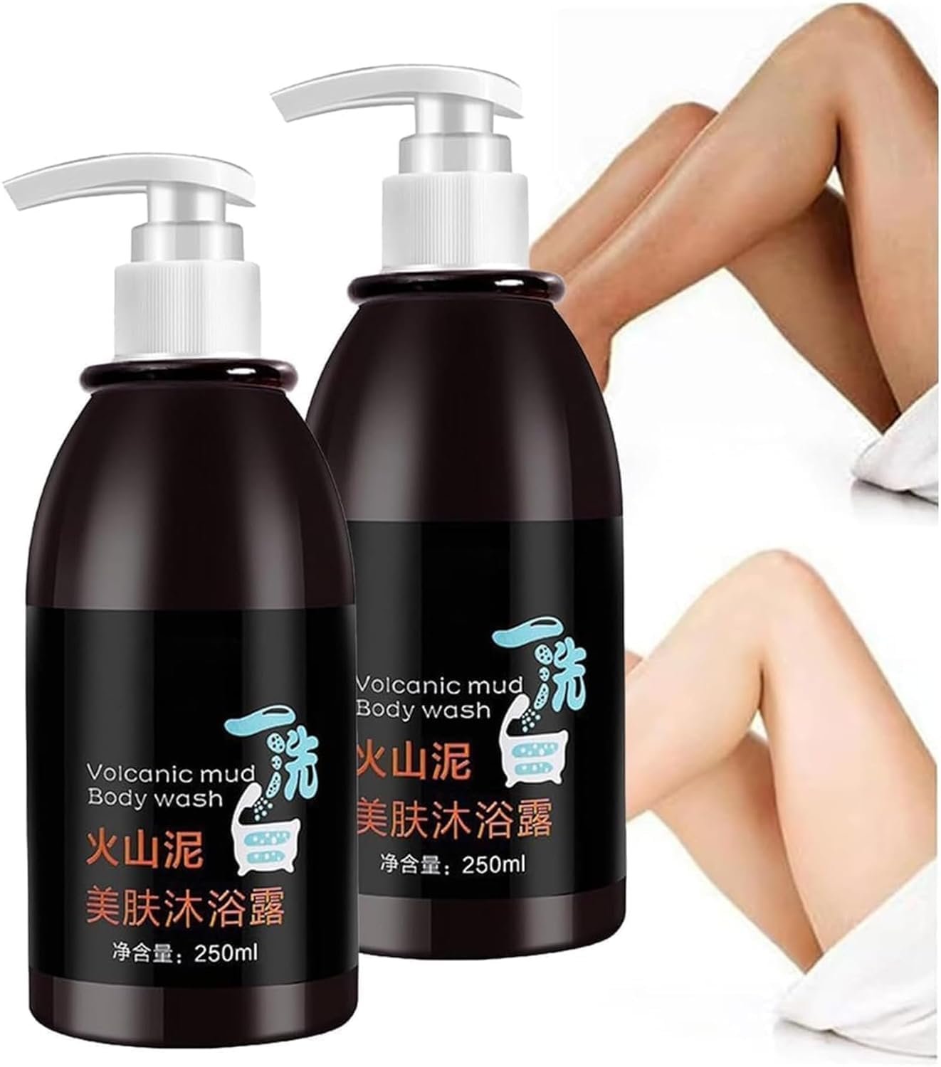 Гель для душу Volcanic Mud з вулканічною гряззю глибоко очищуючий зволожуючий, фото №1 Гель для душу Volcanic Mud з вулканічною гряззю глибоко очищуючий зволожуючий, фото №1