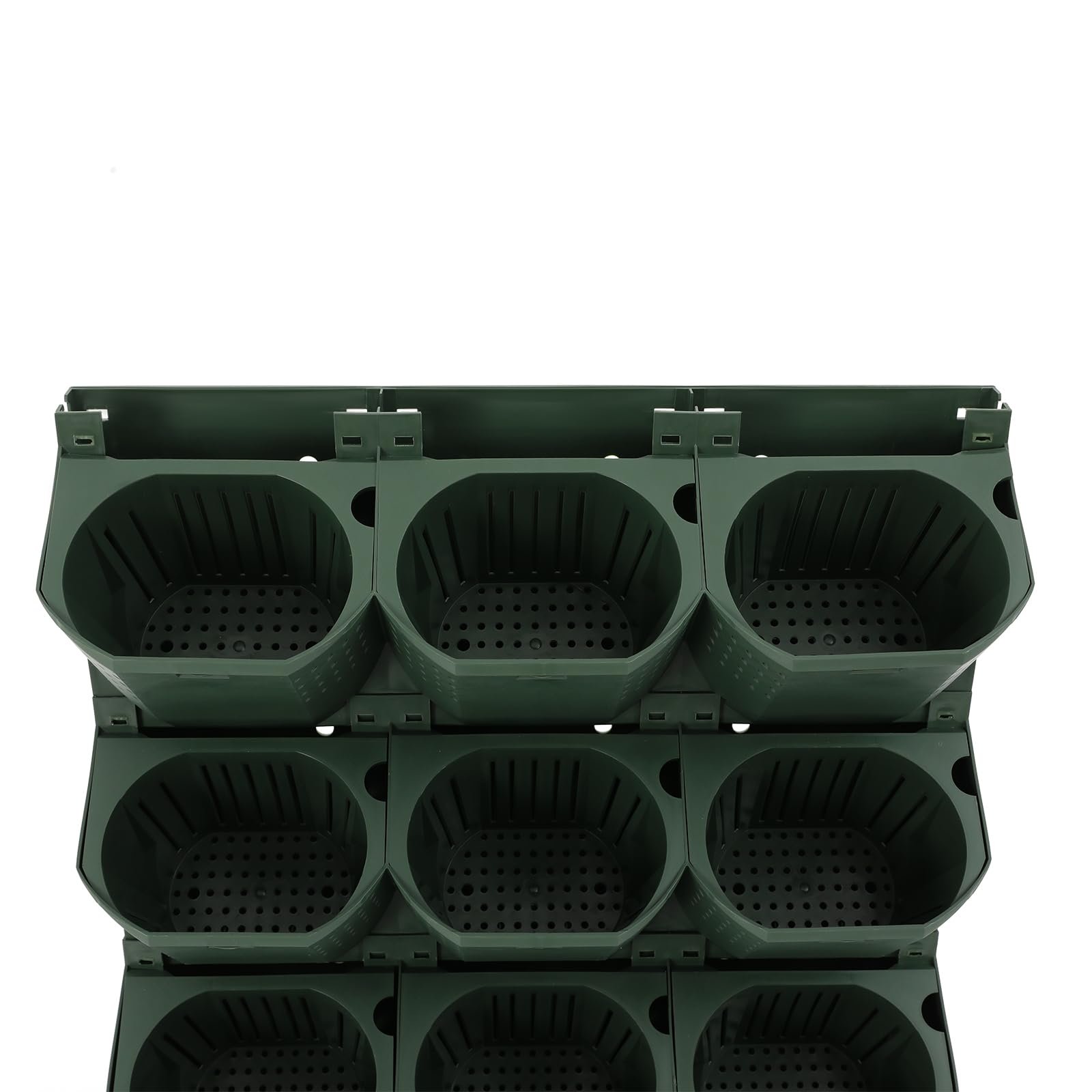 Вертикальне настінне кашпо 36 кишень PP Оливковий, фото №8 Вертикальне настінне кашпо 36 кишень PP Оливковий, фото №8