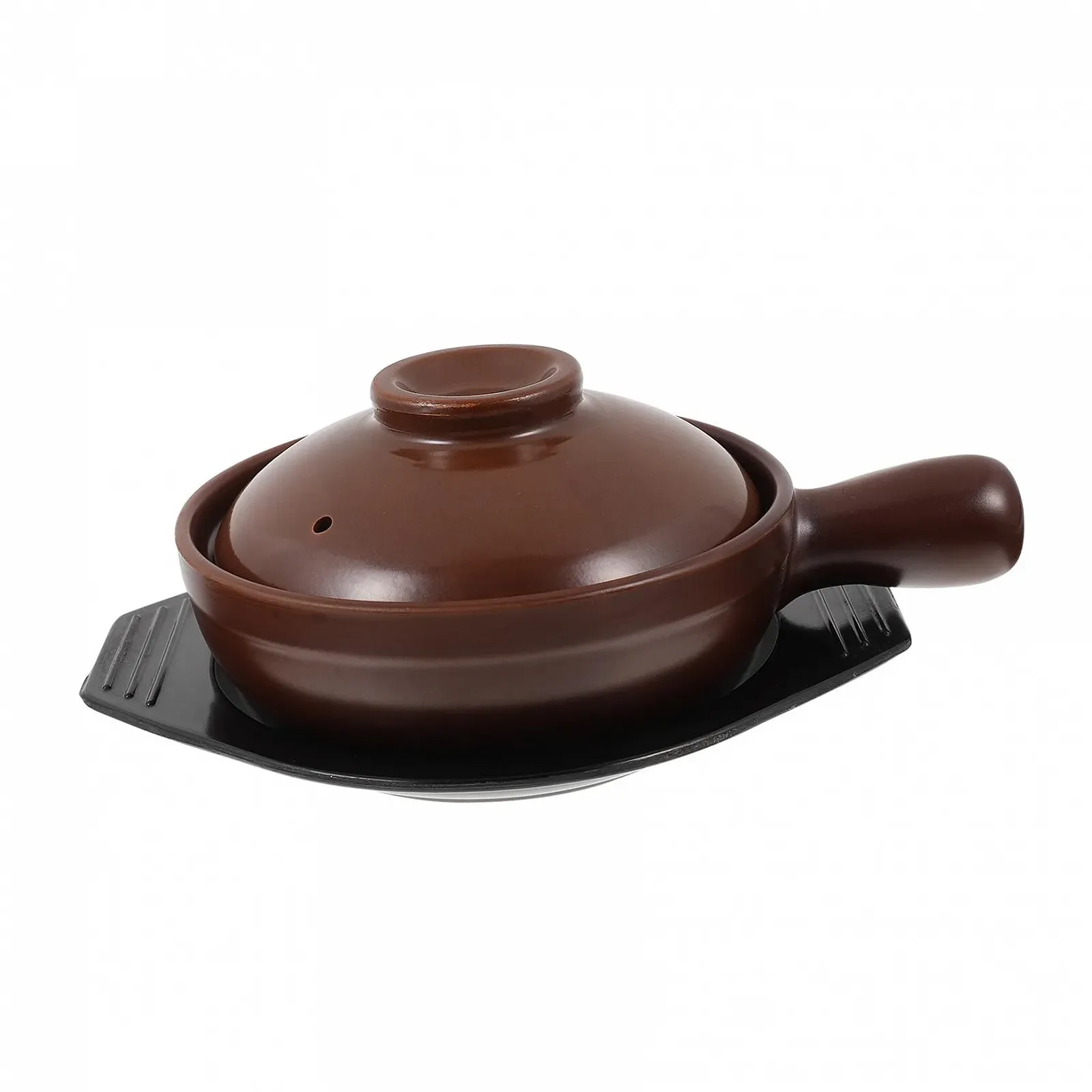 Кастрюля Toyvian керамическая термостойкая с ручкой для супа и тушения, фото №1