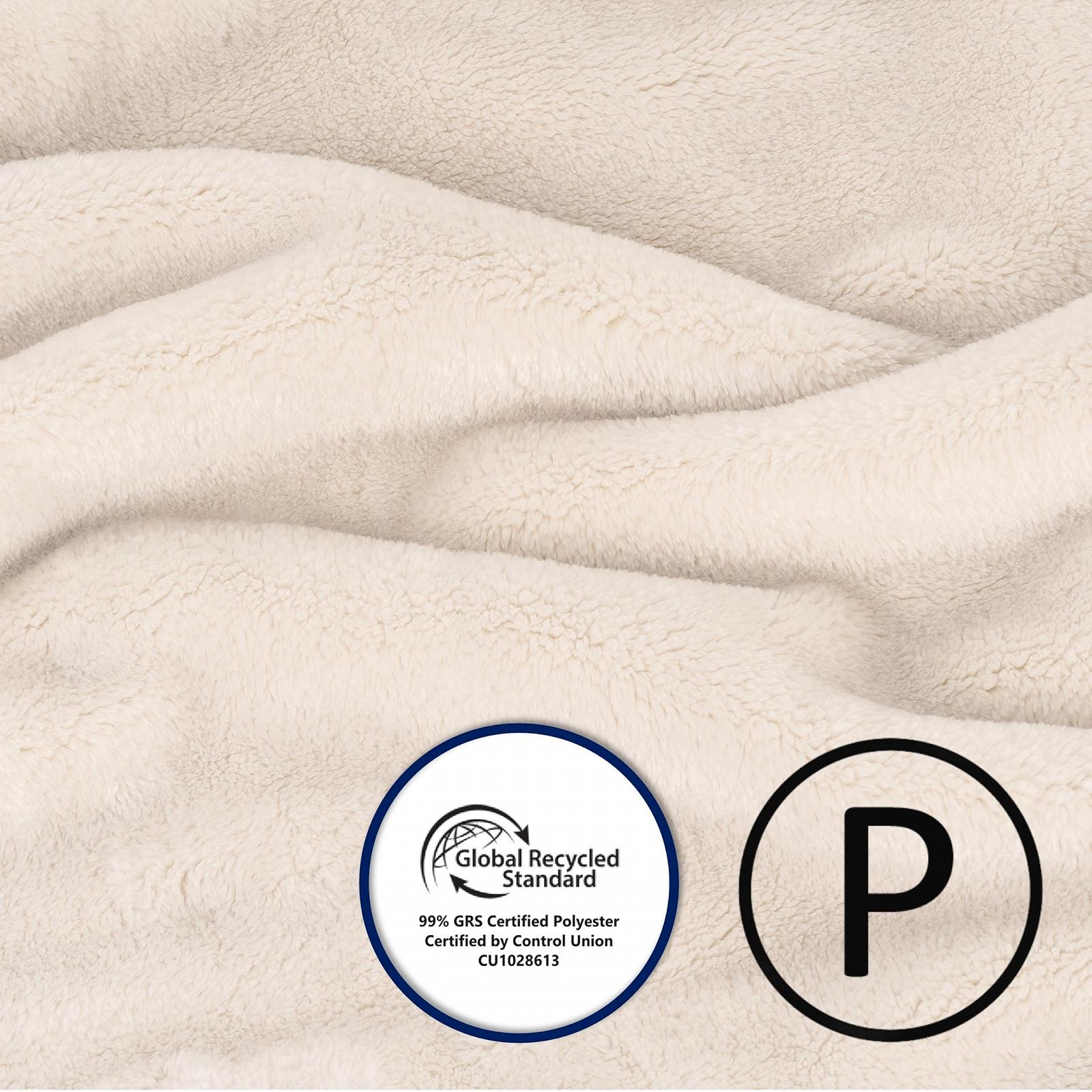 Покривало Moon Кашемір Відчуття Зроблено з перероблених матеріалів 150 x 200 см Бежевий, фото №5 Покривало Moon Кашемір Відчуття Зроблено з перероблених матеріалів 150 x 200 см Бежевий, фото №5