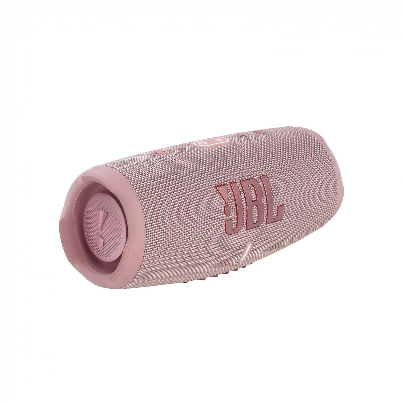 Портативна колонка JBL Charge 5 Bluetooth Водонепроникний Портативний Бумбокс з Вбудованим Павербанком Рожевий, фото №1