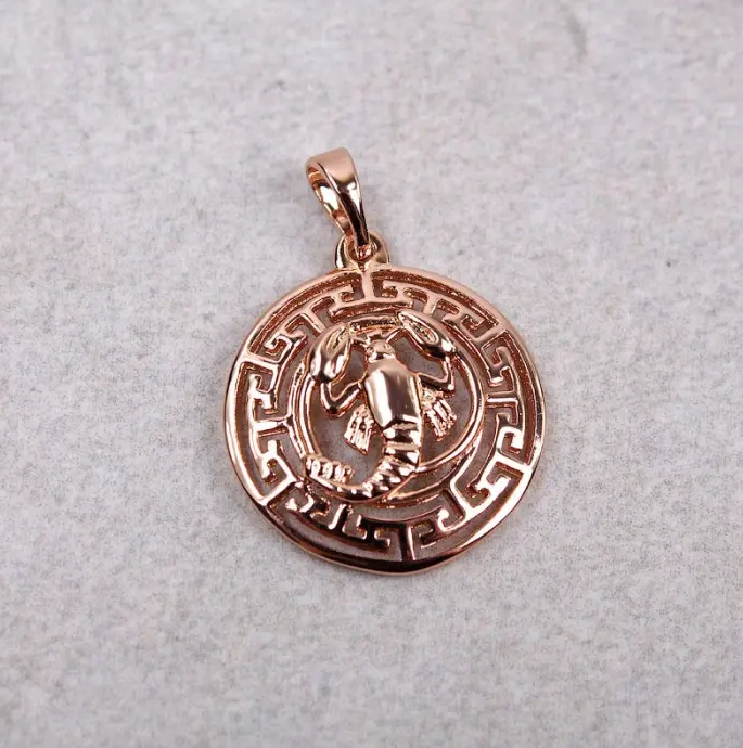 Кулон знак зодіаку-Рак для жінок, фото №2