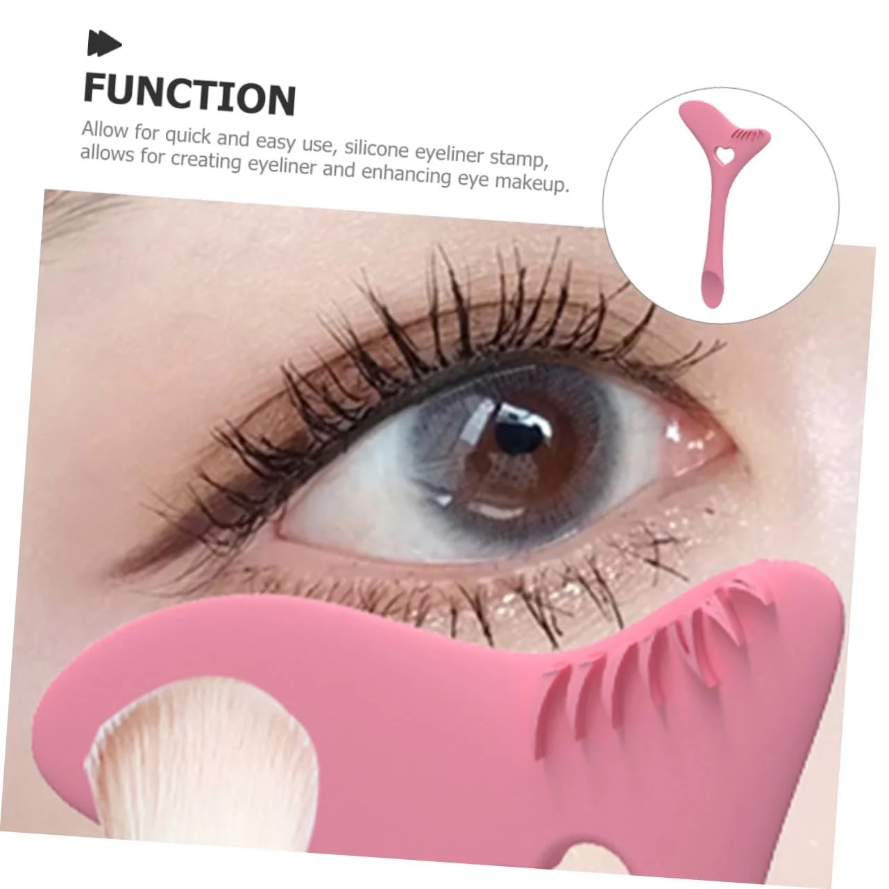 Трафарети для підводки очей Силіконові багаторазові, фото №3 Трафарети для підводки очей Силіконові багаторазові, фото №3