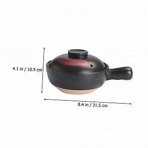 Горшок для тушения GLEAVI глиняный жаростойкий с плоским дном synthetic.ua - Фото 1