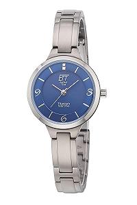 Годинник Аналоговий ETT Eco Tech Time Solar ELS-12147-31M Жіночий Титановий Ремінець - Фото 1