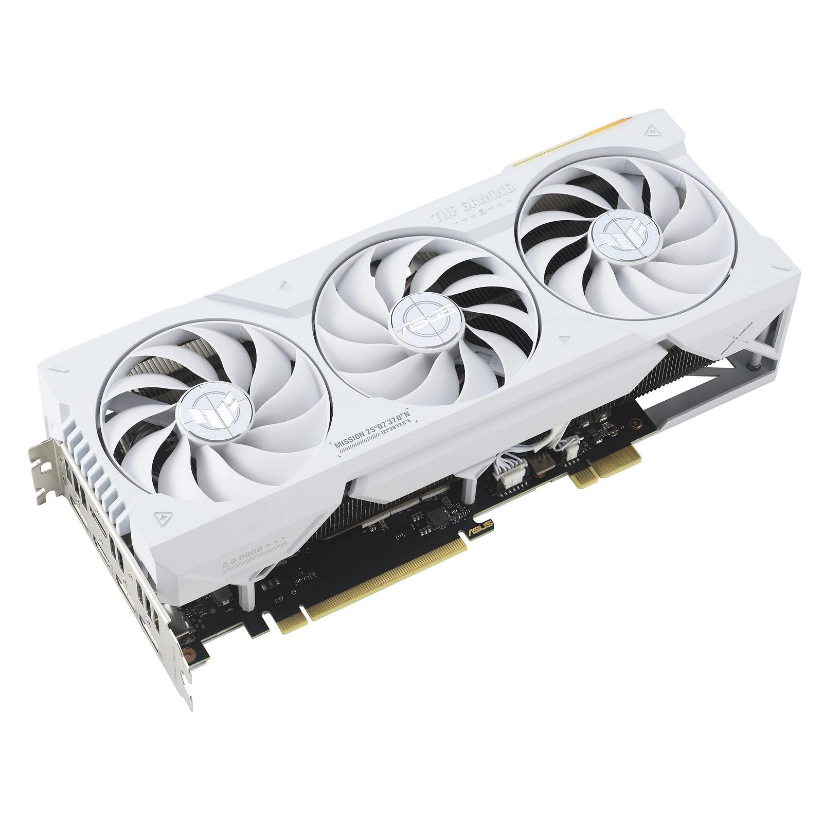 Видеокарта ASUS TUF Gaming GeForce RTX 4070 Ti SUPER BTF White OC Edition 16GB GDDR6X Белая, фото №2