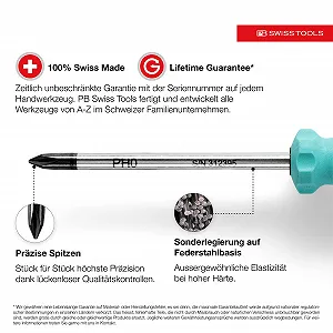 Набір викруток PB Swiss Tools PB 8440 RB Torx 6 штук Multi ColorCode synthetic.ua - Фото 1