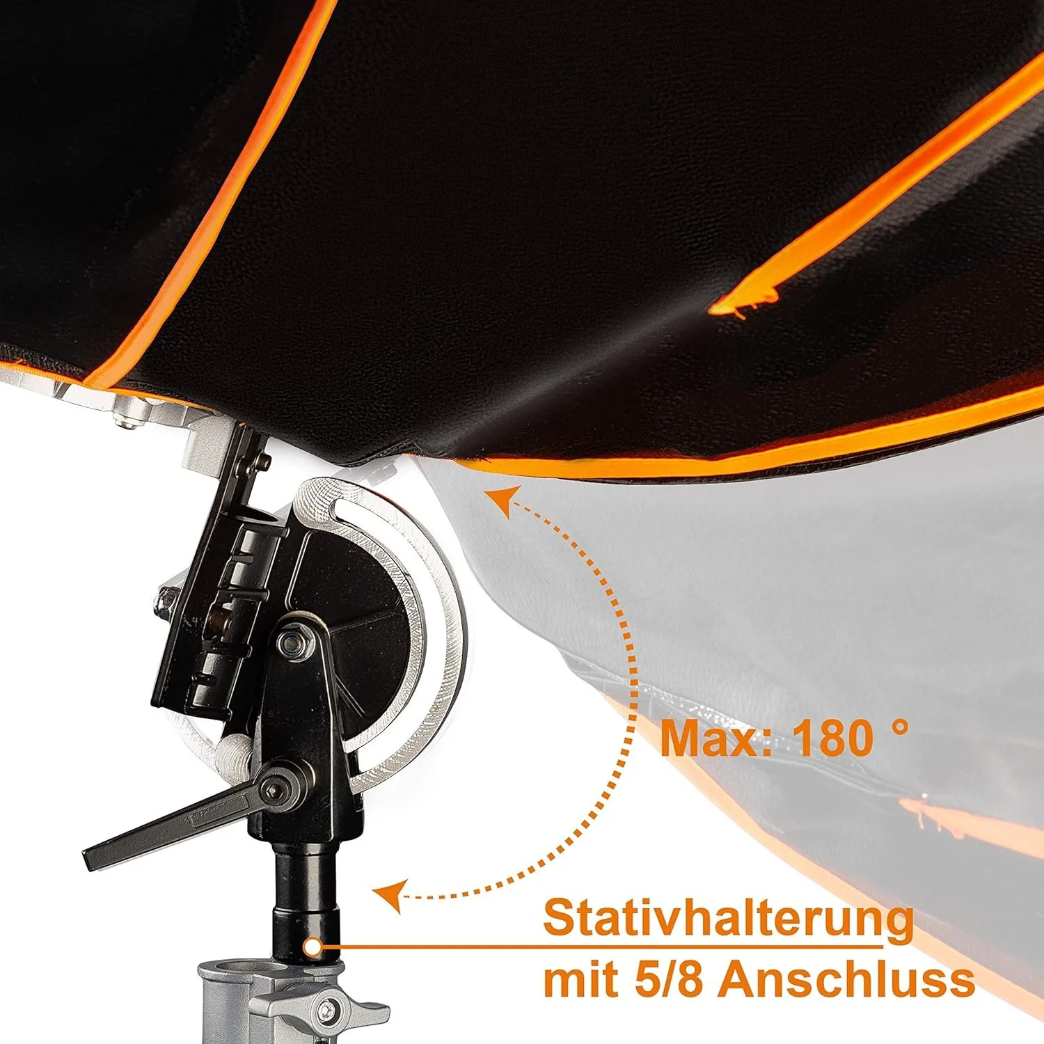 Софтбокс Walimex pro 16 Angle / 180 см / Черный, фото №3