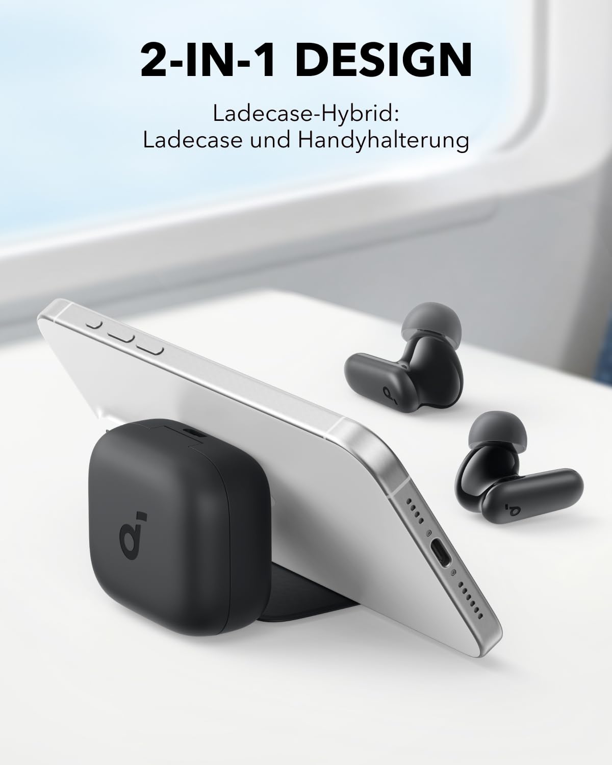 Наушники Anker soundcore P30i с шумоподавлением и мощным басом черный, фото №2