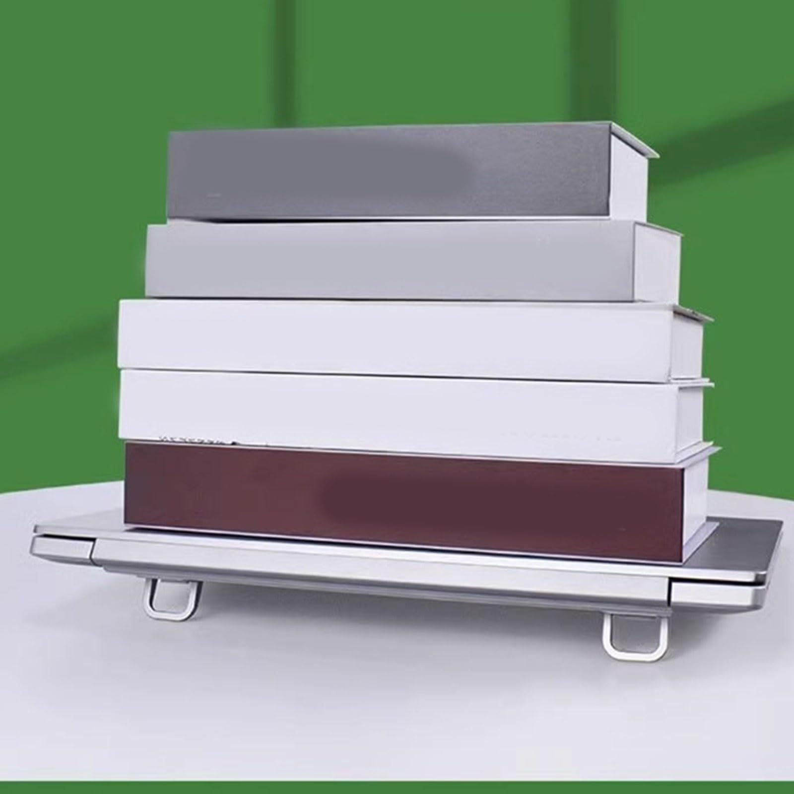 Подставка для ноутбука с регулировкой высоты, алюминиевая, складная, фото №4