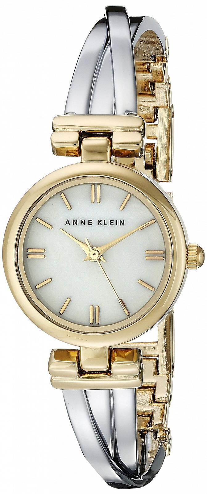 Жіночий годинник Anne Klein AK-1171MPTT Two-Tone, нержавіюча сталь, кварцовий, з перламутровим циферблатом, фото №1