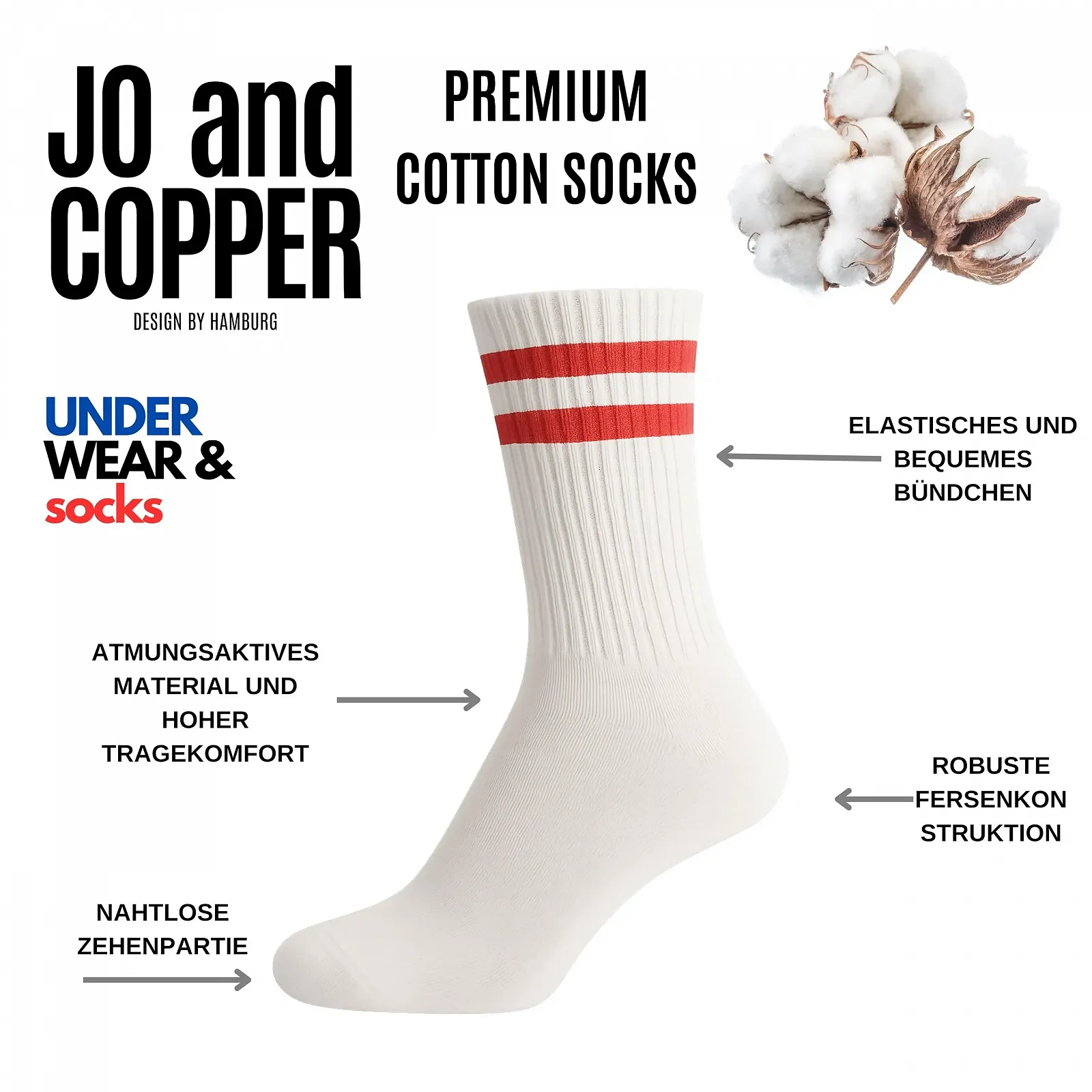 Тенісні шкарпетки Premium 6 пар Унісекс, фото №2 Тенісні шкарпетки Premium 6 пар Унісекс, фото №2