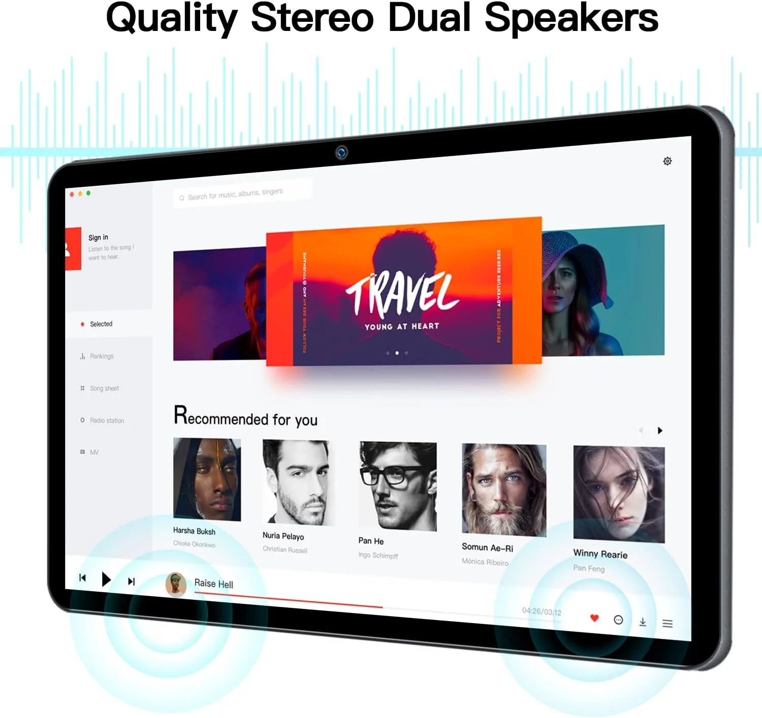 Планшет 10.1" Full HD Ouzrs M3 6/128Gb 8 ядер Andorid 12 6850 mAh Сірий, фото №6 Планшет 10.1" Full HD Ouzrs M3 6/128Gb 8 ядер Andorid 12 6850 mAh Сірий, фото №6