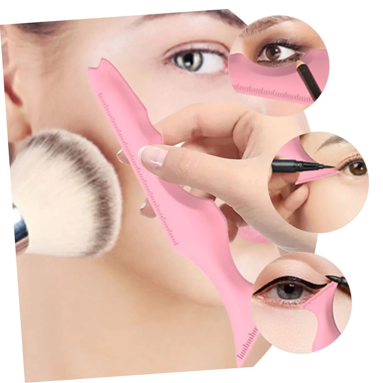 Трафарет для подводки FRCOLOR Силиконовый, 15 штук, фото №5