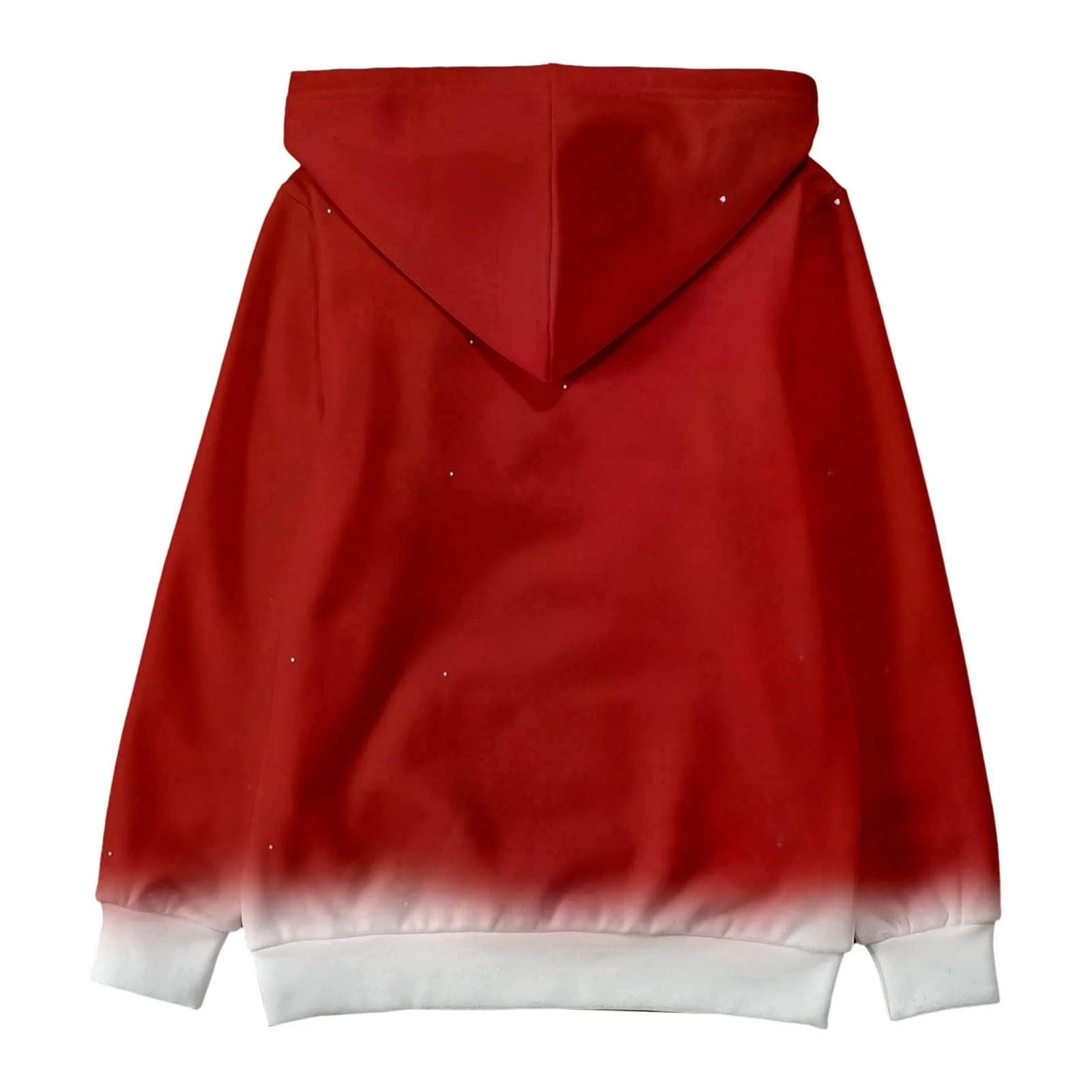 Детский рождественский свитер с капюшоном для девочек, графический принт с буквами, пуловер, топы с длинными рукавами, повседневный мягкий пуловер, фото №4