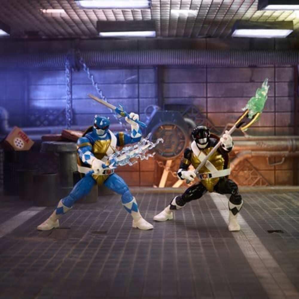 Фигурка THG Rangers X Teenage Mutant Ninja Turtles Lightning Collection Донателло и Леонардо Синий, RD-RS270126, фото №7