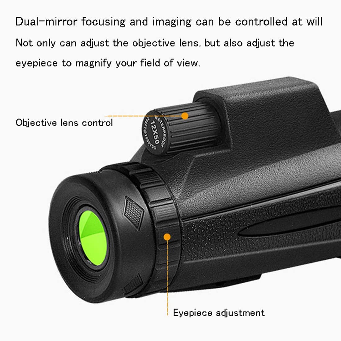 Монокуляр QHYTL 12x50 Велике збільшення, фото №5