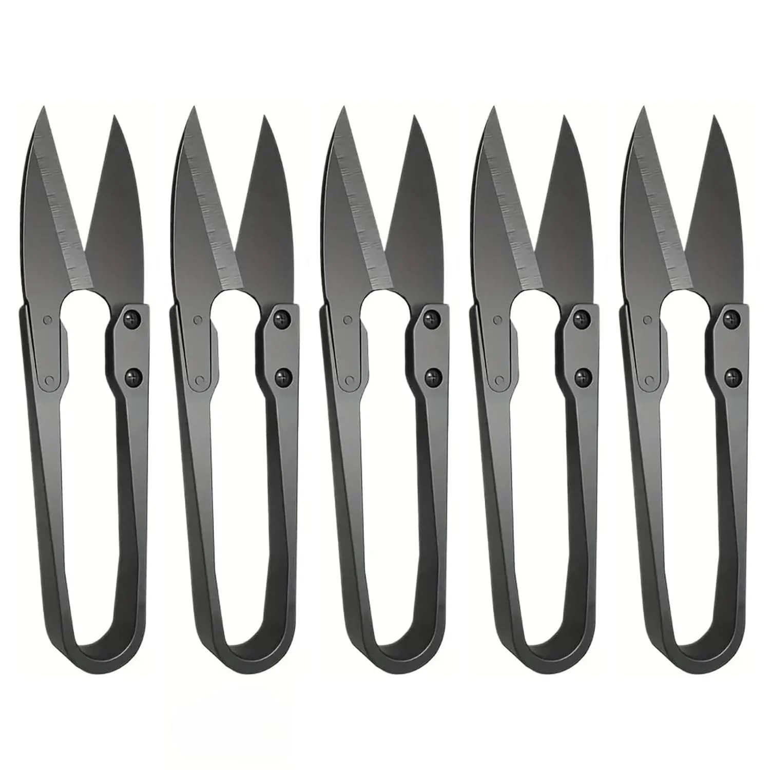 Ножиці для обрізки iCovalescent 5 шт., сталь нержавіюча, чорний, фото №1