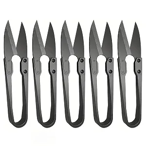 Ножиці для обрізки iCovalescent 5 шт., сталь нержавіюча, чорний - Фото 1