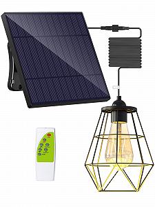 Підвісні сонячні ліхтарі INTELAMP 4000 мА·год з пультом дистанційного керування - Фото 1