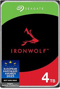Жесткий диск Seagate IronWolf 4ТБ 5400об/м 202 МБ/с 3.5" SATA III (ST4000VNZ06/ST4000VN006) - Фото 1