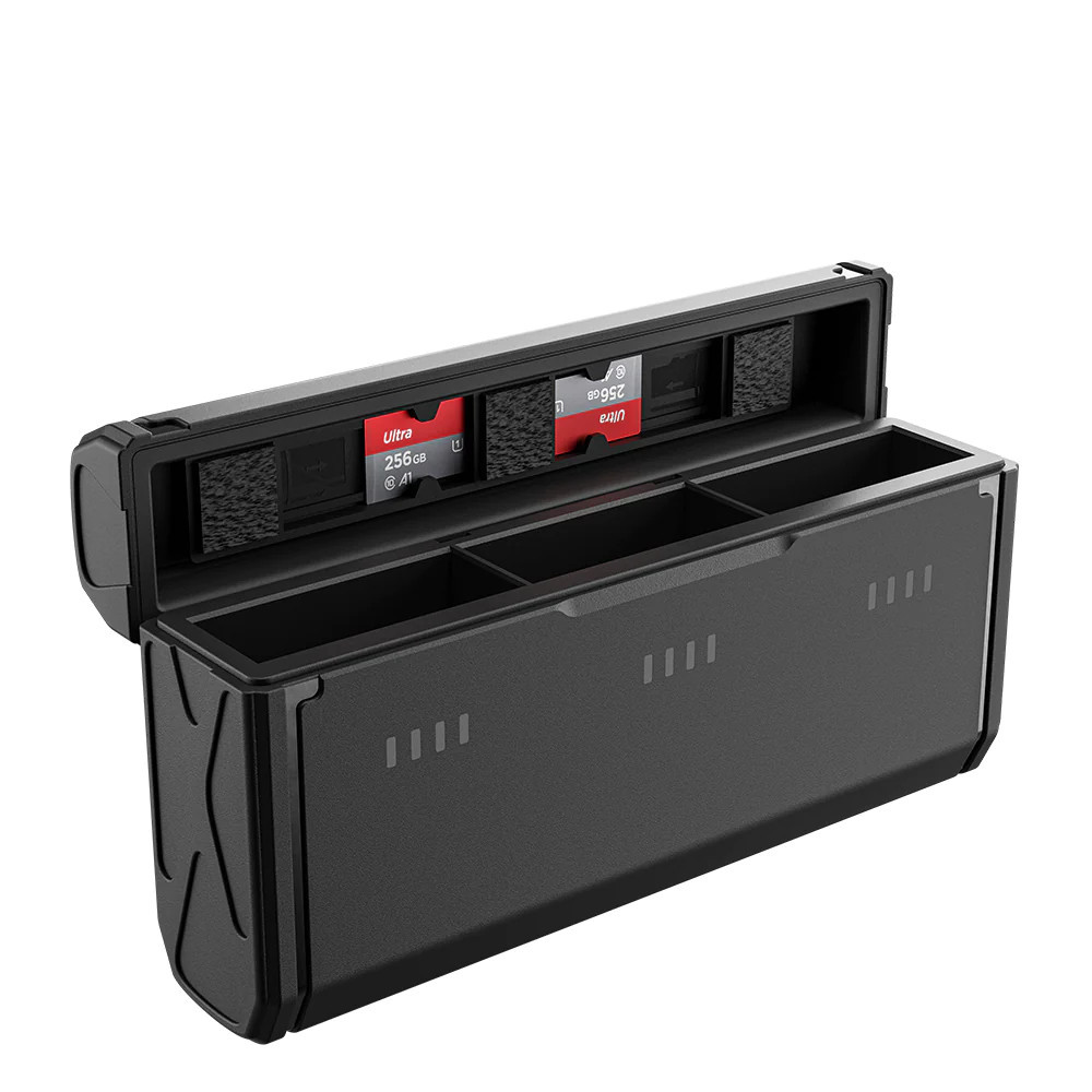 Зарядка GoPro 12/11/10/9 та два акумулятори покращених Stamina Telesin GP-PT-G01, фото №4