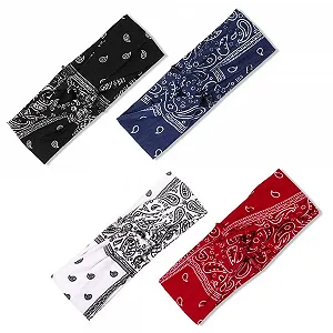 Повязка на голову IYOU Cross Boho Черный synthetic.ua - Фото 1