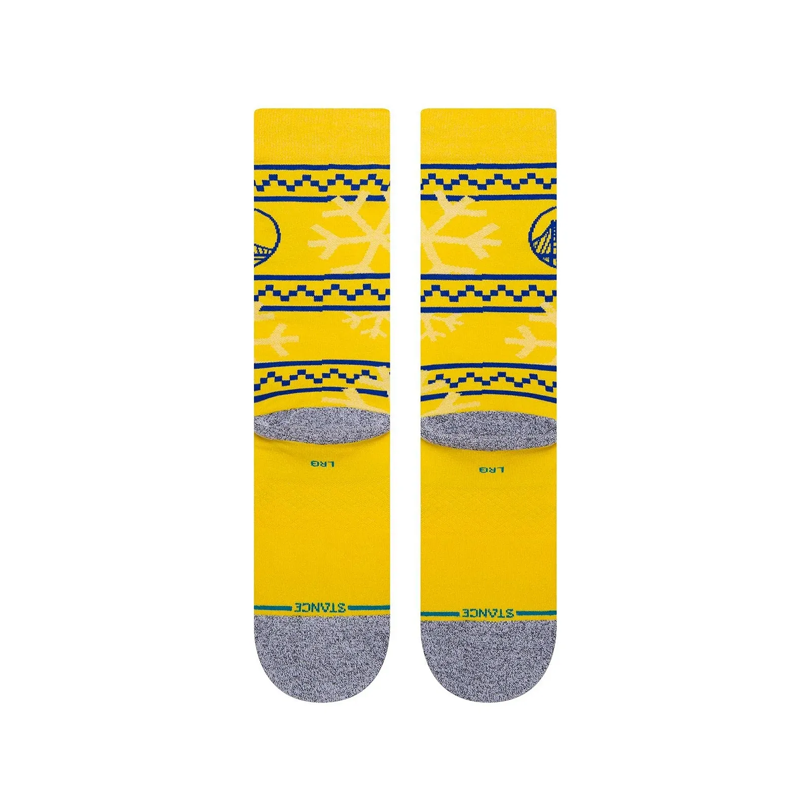 Носки Stance Golden State Warriors InfiKnit Frosted Holiday NBA Crew, фото №3