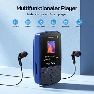 MP3-плеєр WOLFANG WMP01 64 ГБ Bluetooth 5.2 synthetic.ua - Фото 1