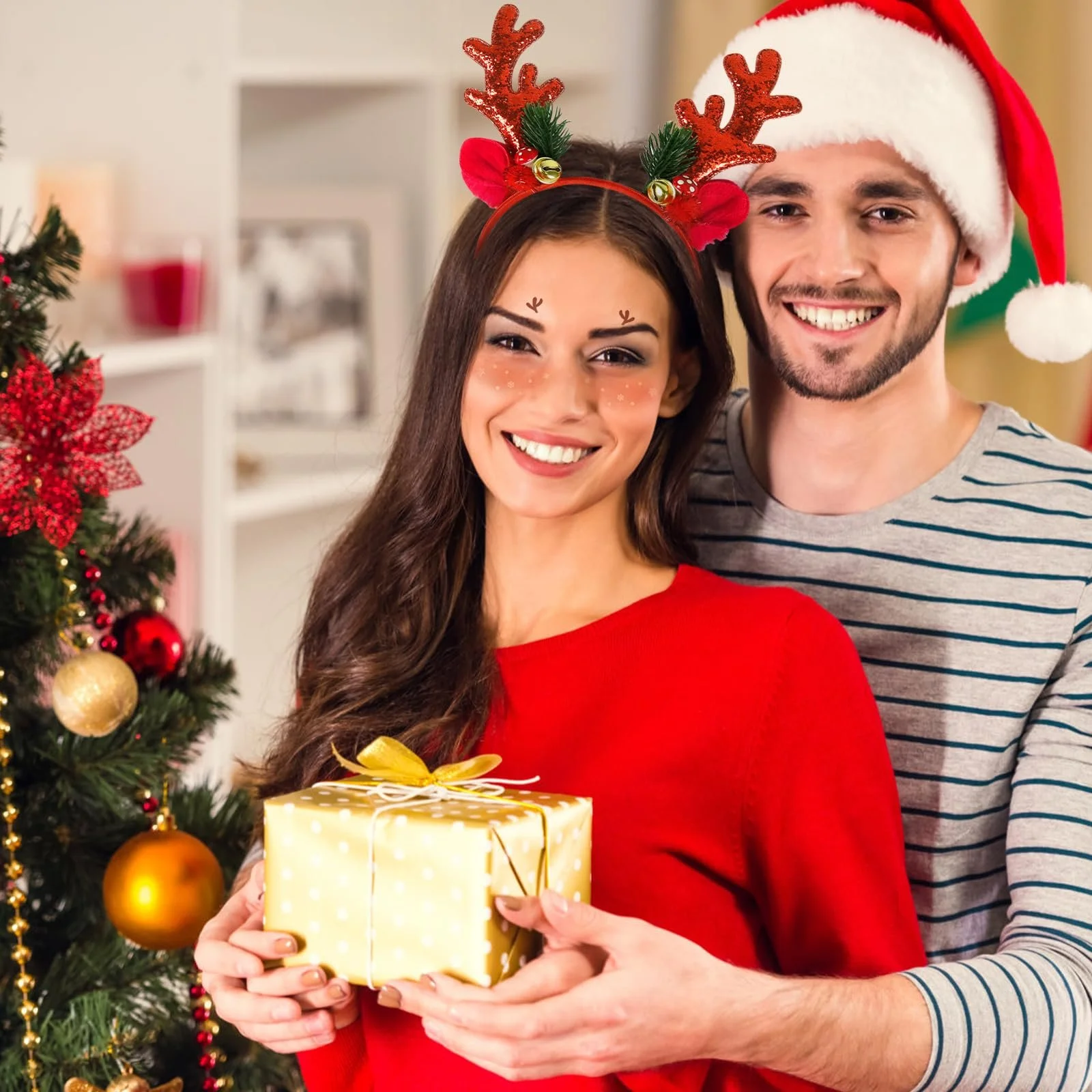 Обруч Різдвяний, Набір з 2 Різдвяних прикрас для голови, фото №6