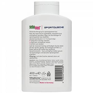Гель для душа и шампунь 2-в-1 SEBAMED Sport для чувствительной кожи 400 мл synthetic.ua - Фото 1