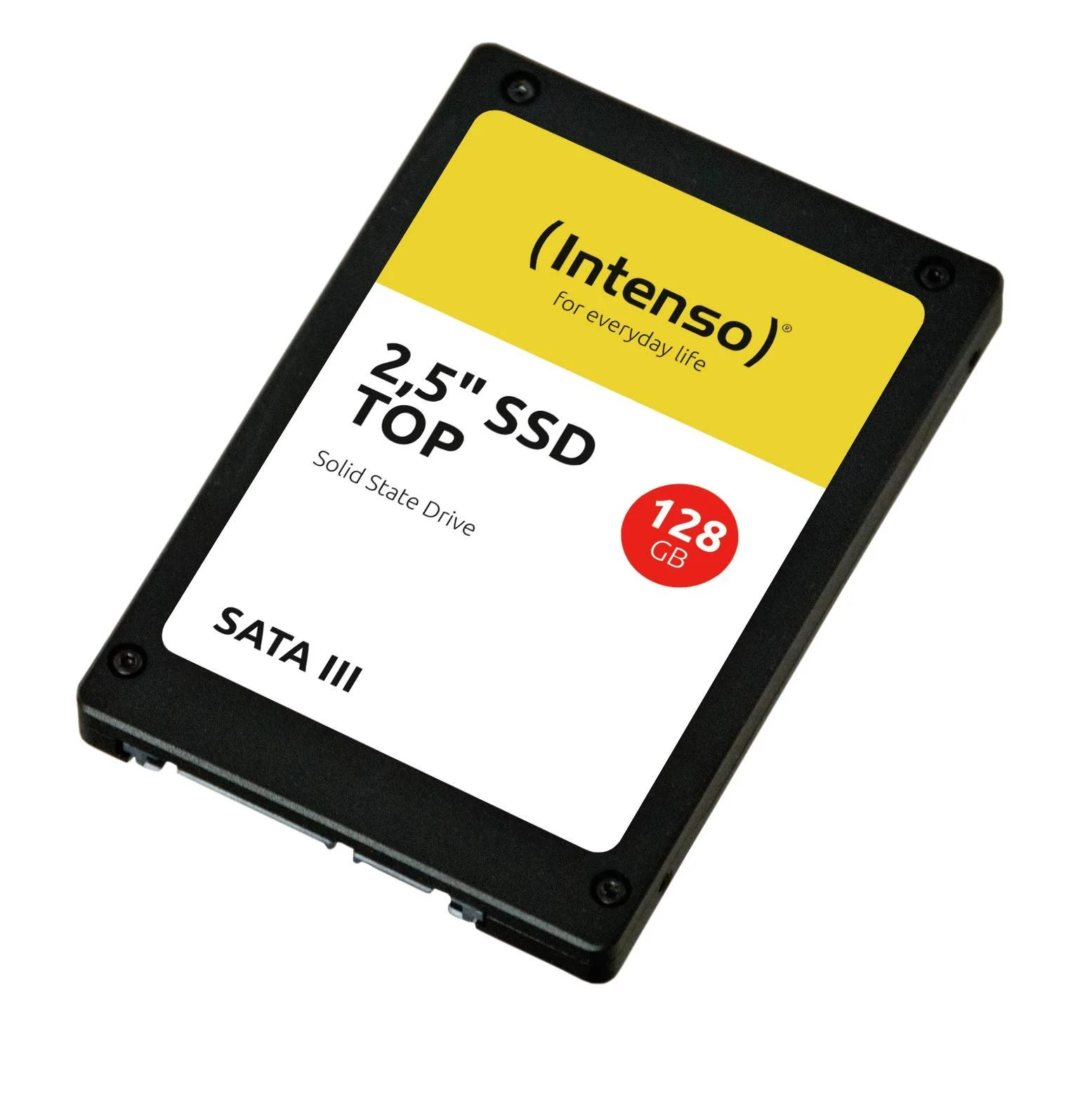 SSD накопитель Intenso Top Sata 3 128ГБ Черный, фото №1