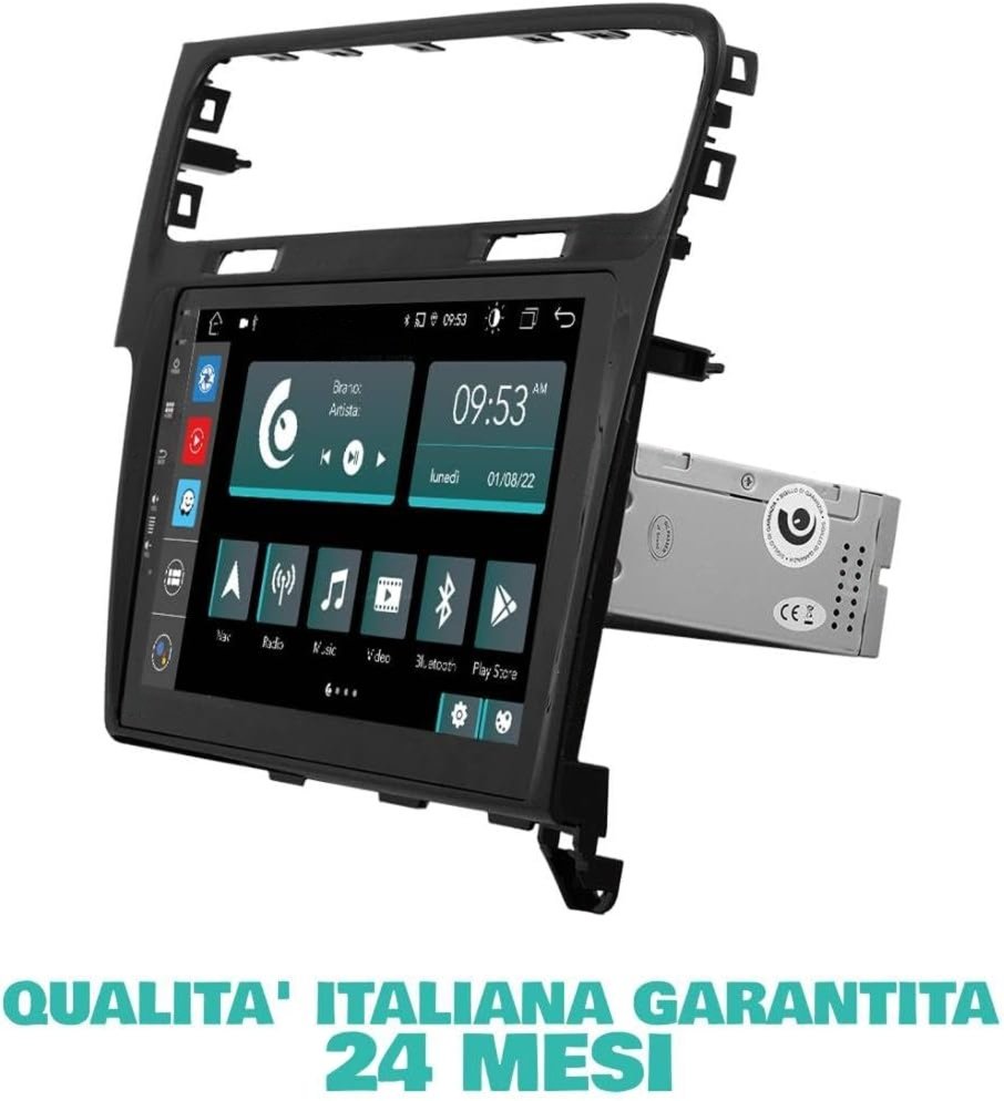 Штатна автомагнітола JFSound JF-031W7-X9C для Volkswagen Golf / 10" / Сенсорна / 4/64Гб / Android 11 / Apple CarPlay / Android Auto / Bluetooth / WI-FI / GPS / USB / DAB+, фото №3