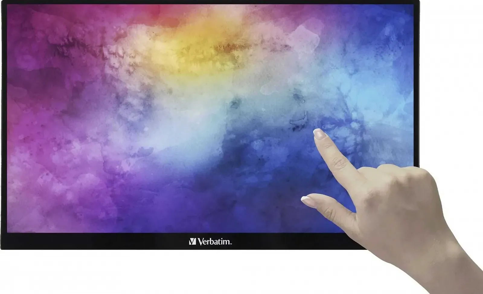 Монитор портативный сенсорный 14" Verbatim PMT-14 Full HD IPS 60 Гц, фото №1