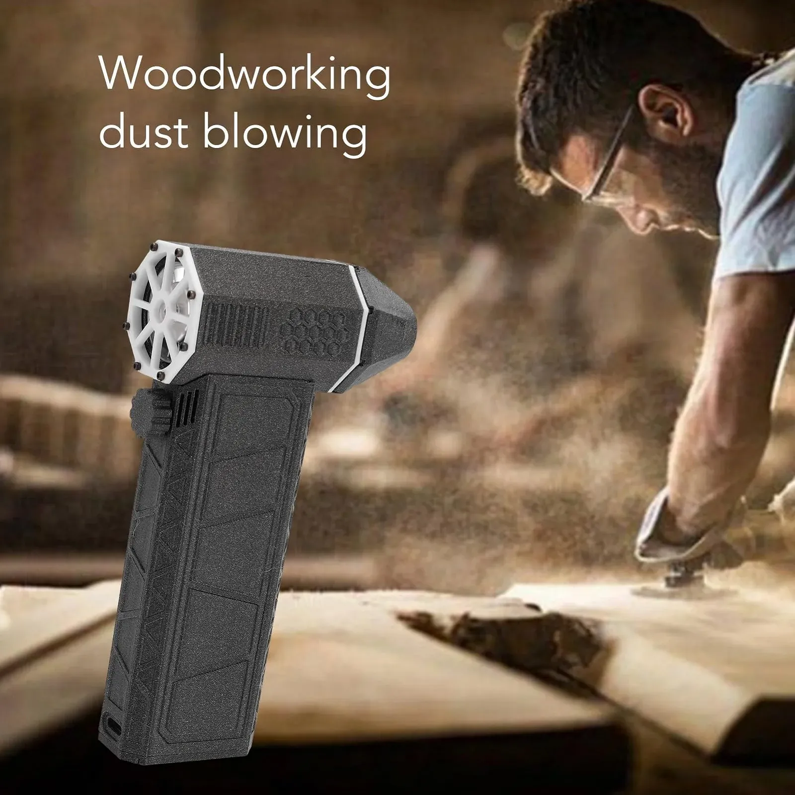 Акумуляторний повітродувка та пилосос 200000 RPM з плавним регулюванням Портативний, фото №3 Акумуляторний повітродувка та пилосос 200000 RPM з плавним регулюванням Портативний, фото №3