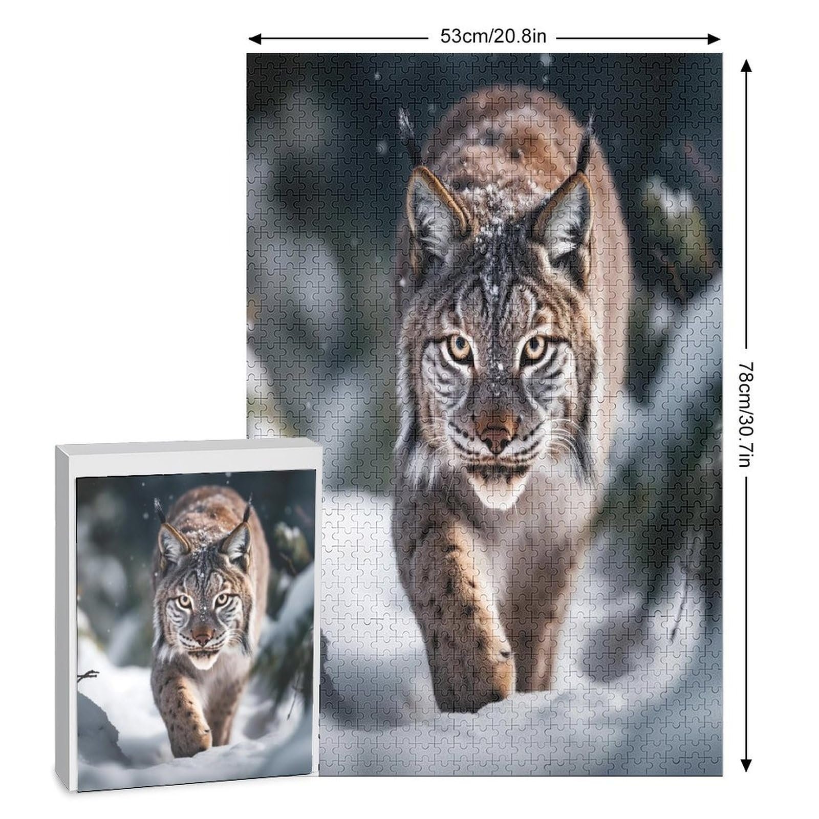 Пазл Lynx Дерев'яний 1000 деталей 78 x 53 см, фото №2